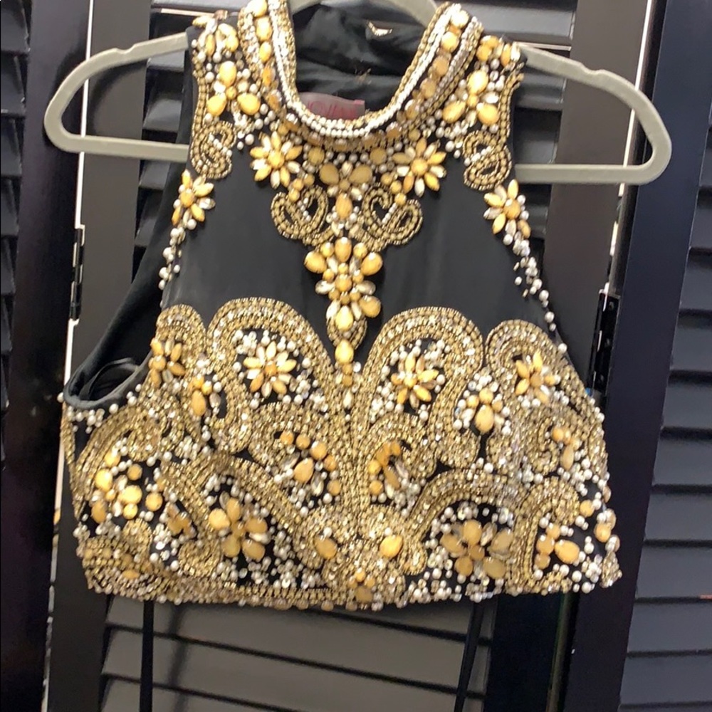 Jovani 2 pcs jeweled prom dress, worn once!